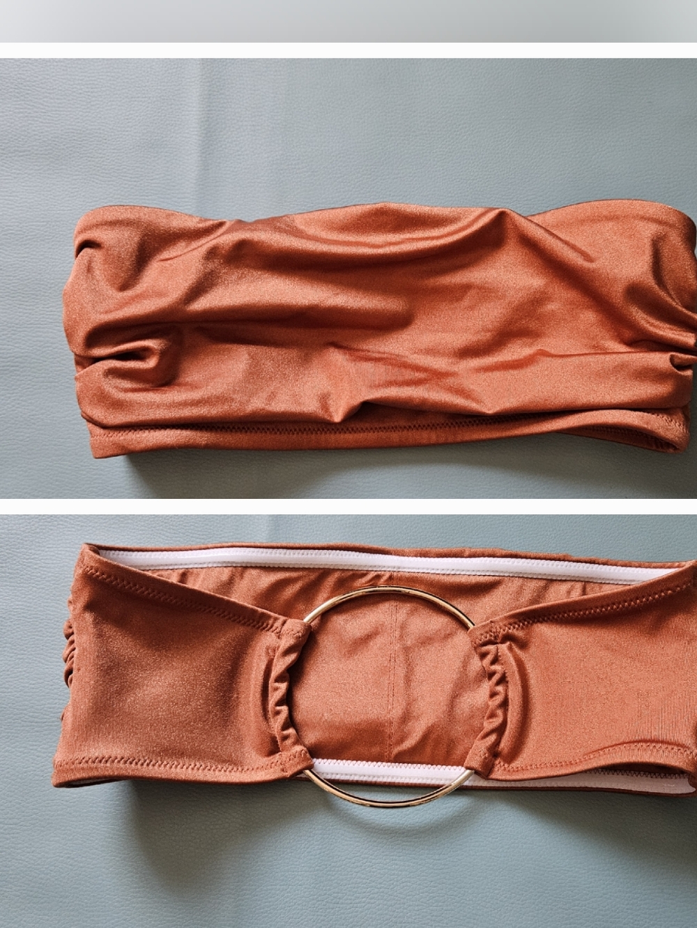 SU78 Stretch Strapless bandeau Bikini Top